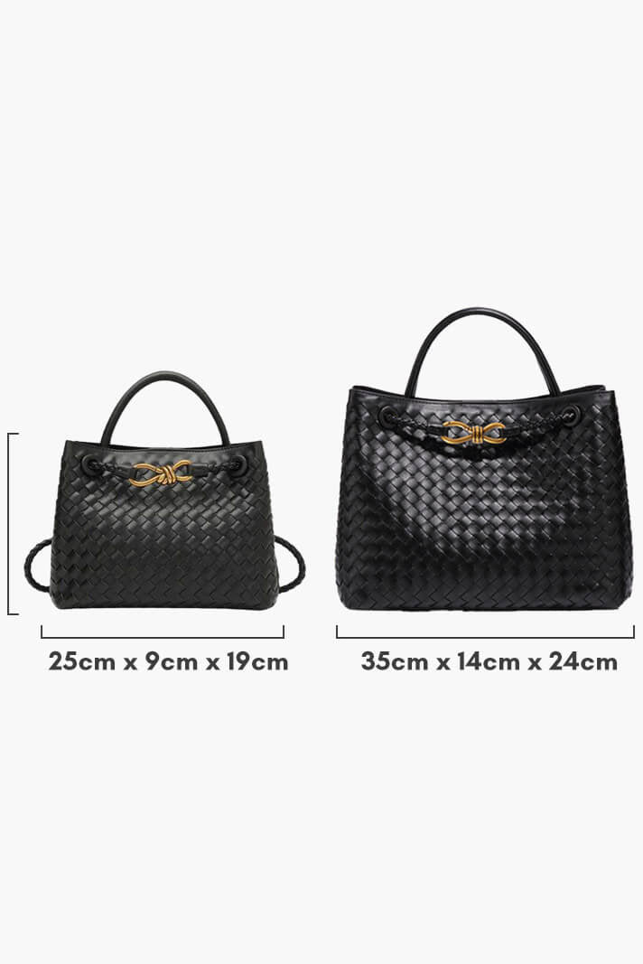 Indigo Knitted Day Bag