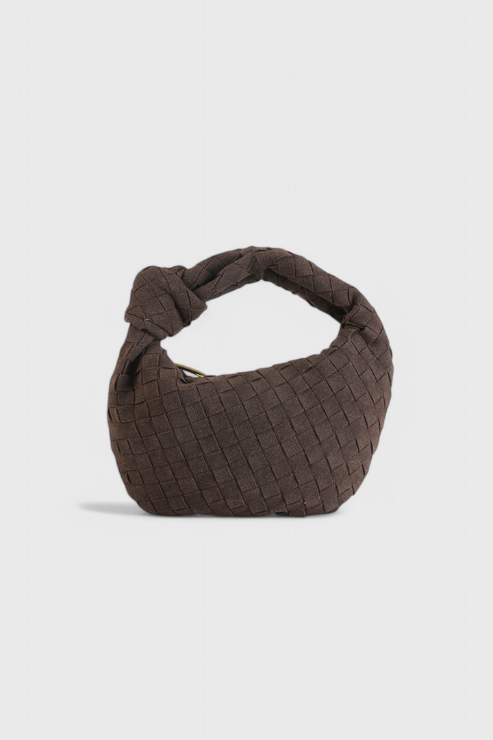 Mini Remi Woven Bag with Knot Detail