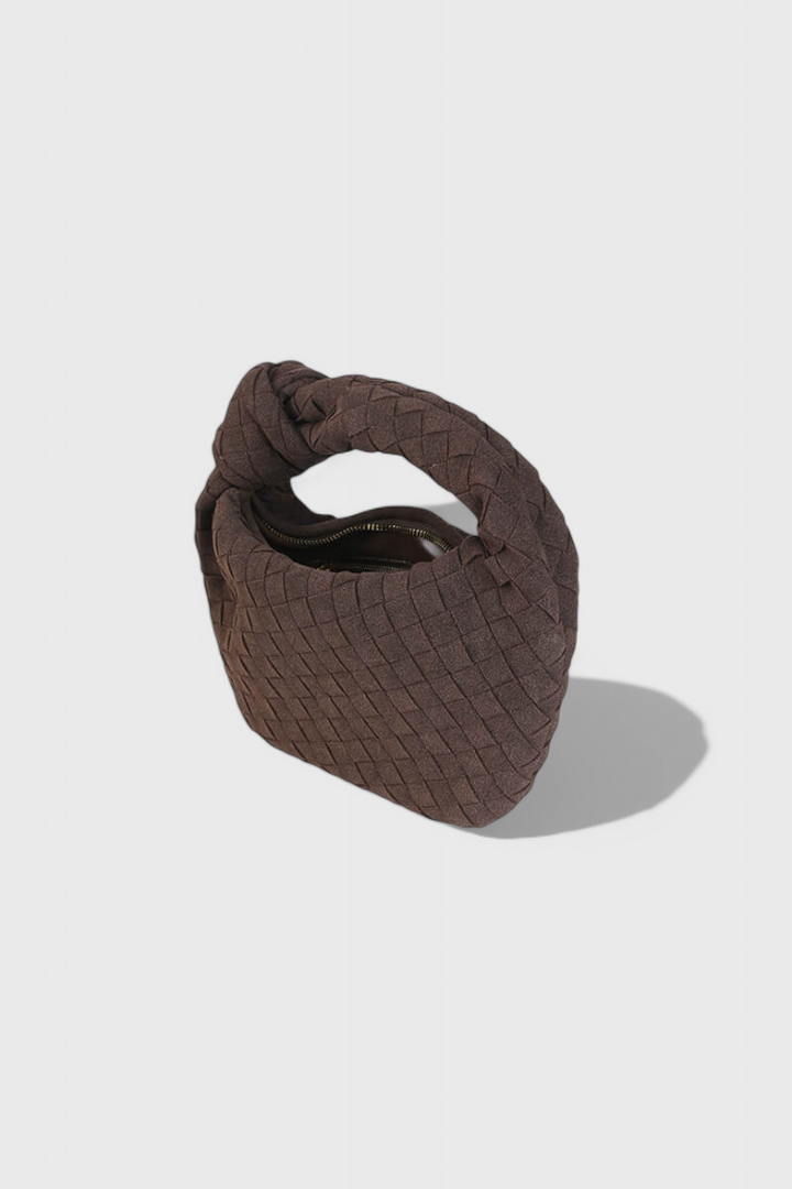 Mini Remi Woven Bag with Knot Detail