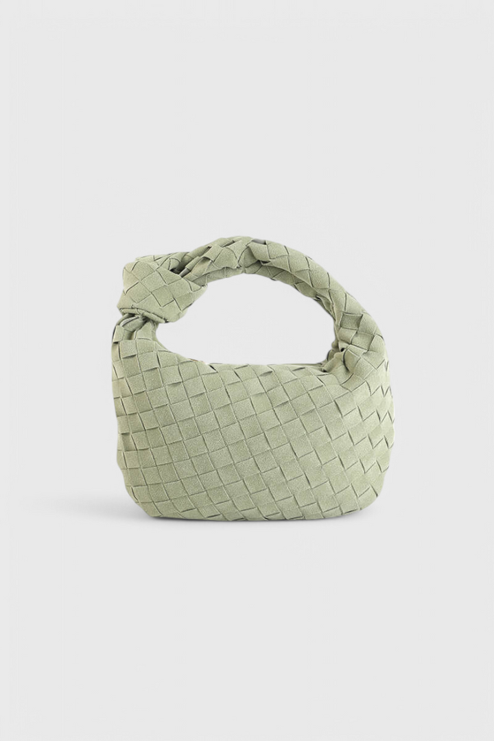 Mini Remi Woven Bag with Knot Detail