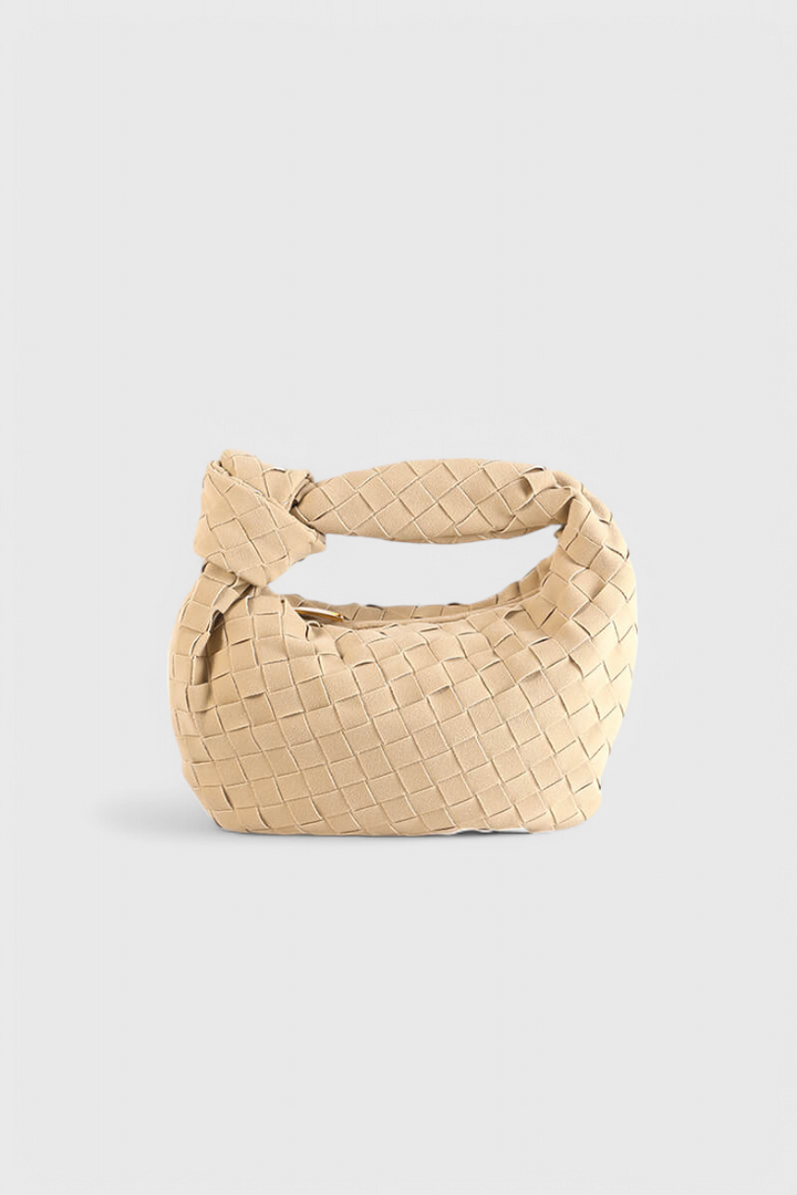 Mini Remi Woven Bag with Knot Detail