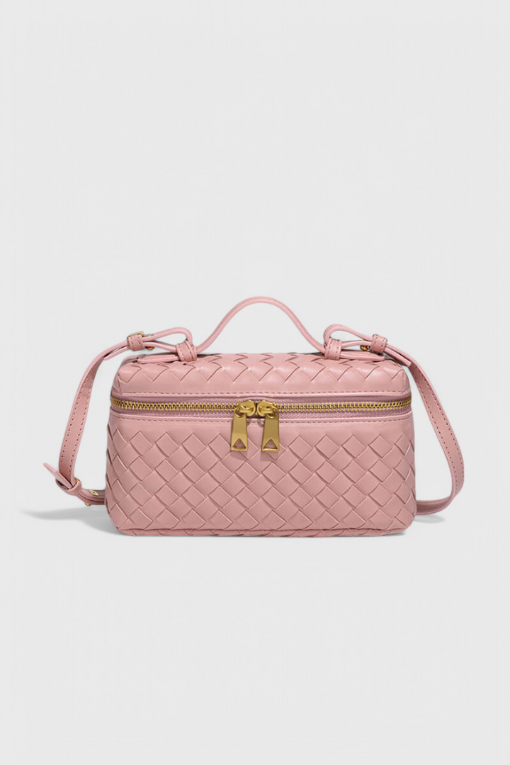 Milla Mini Bag Woven with Gold Accessories