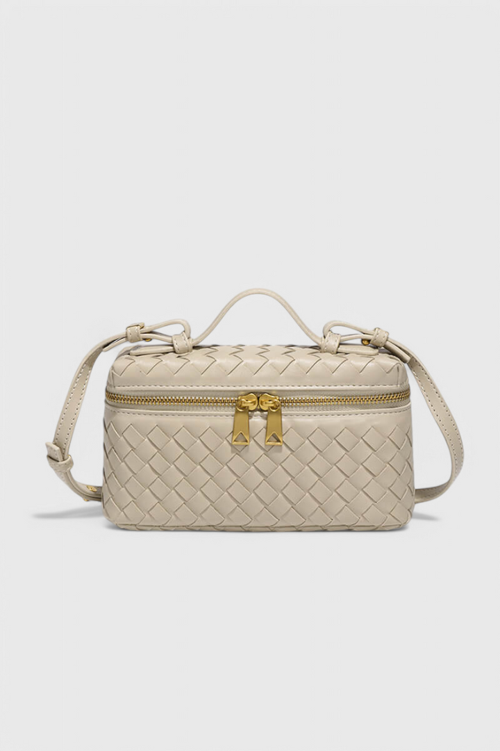 Milla Mini Bag Woven with Gold Accessories