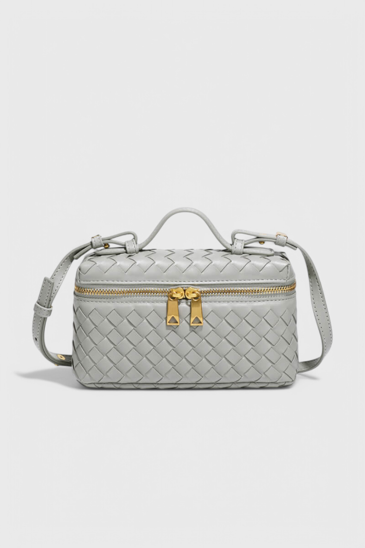 Milla Mini Bag Woven with Gold Accessories
