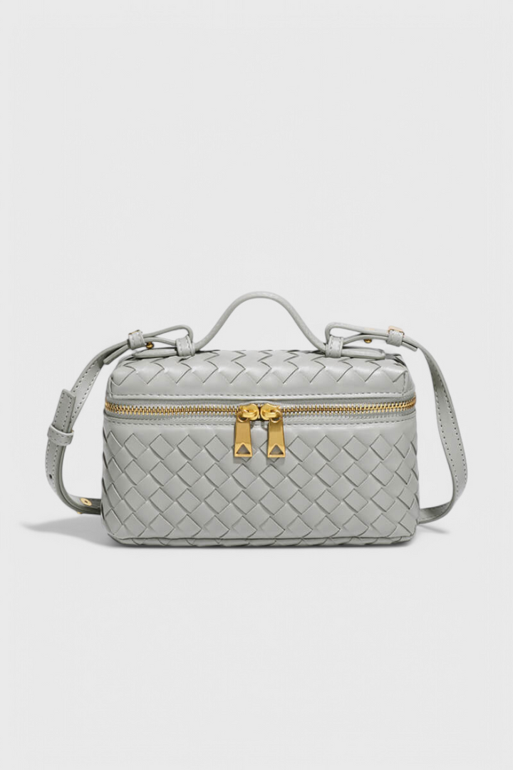 Milla Mini Bag Woven with Gold Accessories