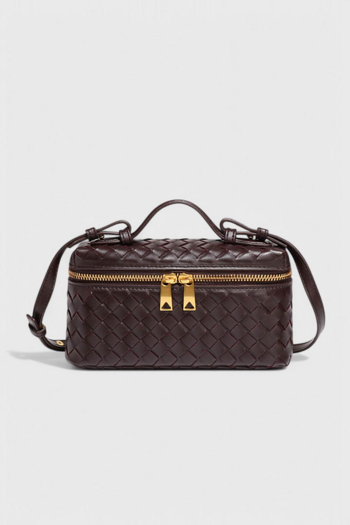 Milla Mini Bag Woven with Gold Accessories