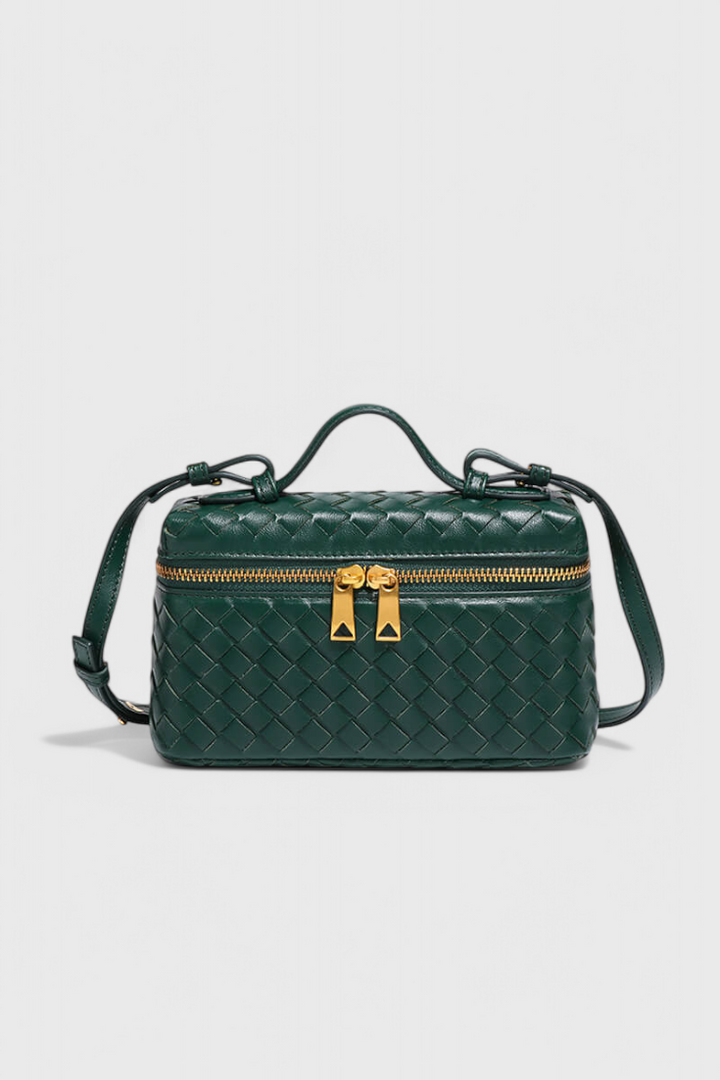 Milla Mini Bag Woven with Gold Accessories