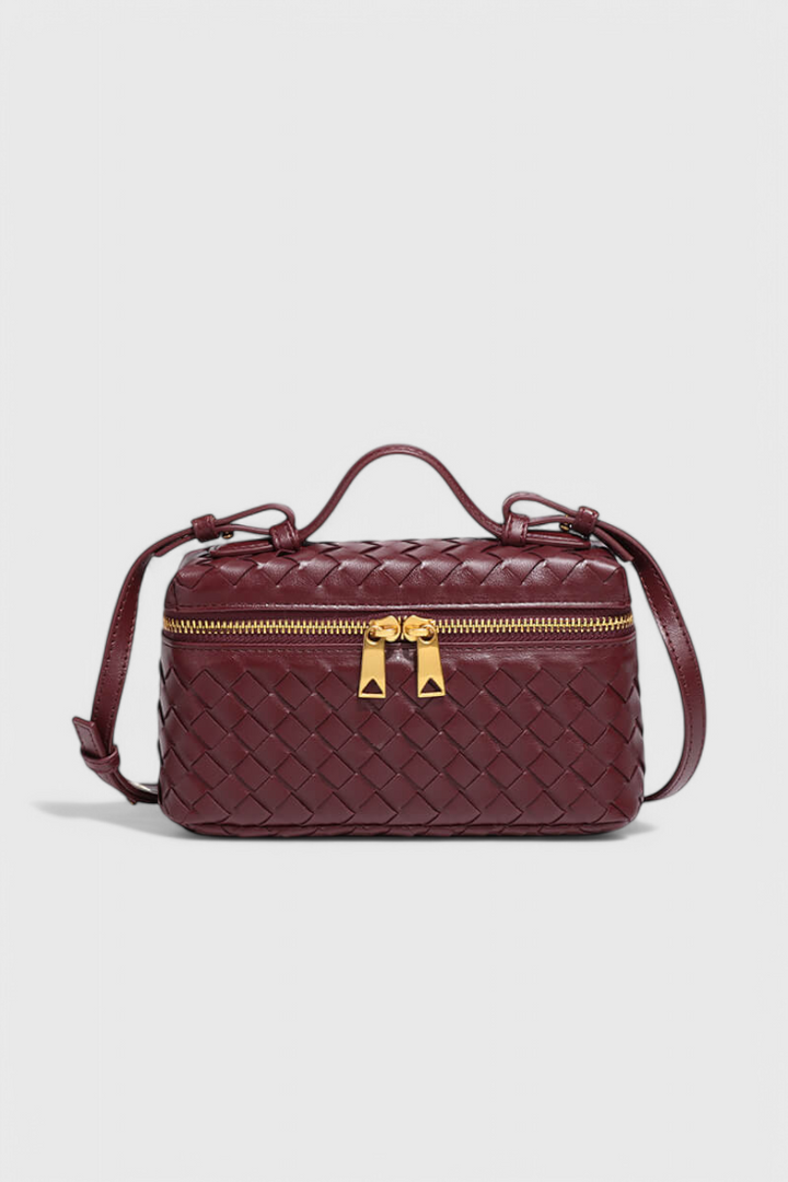 Milla Mini Bag Woven with Gold Accessories