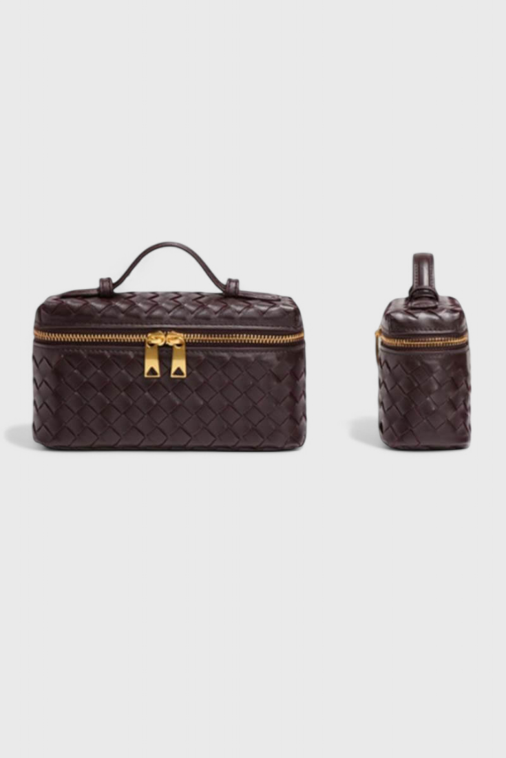 Milla Mini Bag Woven with Gold Accessories