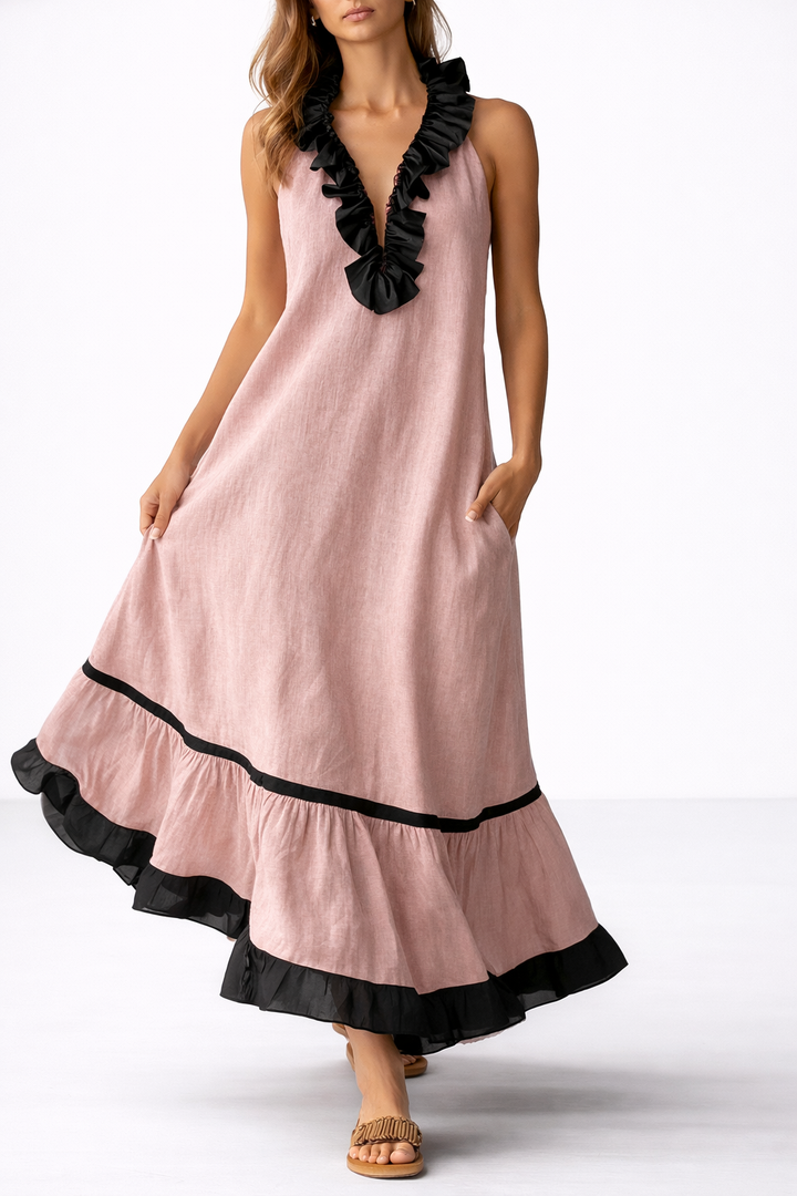 Sona | Ruffled Maxi Dress
