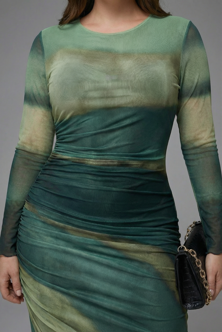 Dobroslava | Yellow Maxi Dress Featuring a Stylish Neckline