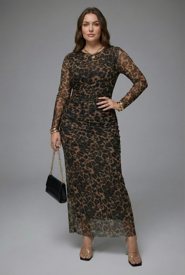 Dobroslava | Yellow Maxi Dress Featuring a Stylish Neckline