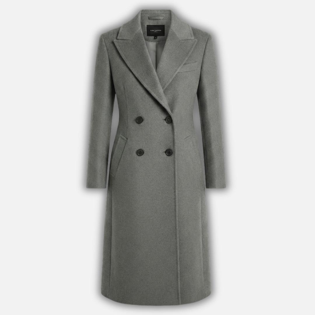 Chic Lapel Collar Long Coat