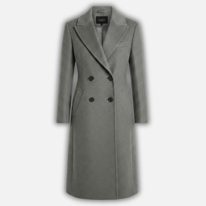 Chic Lapel Collar Long Coat