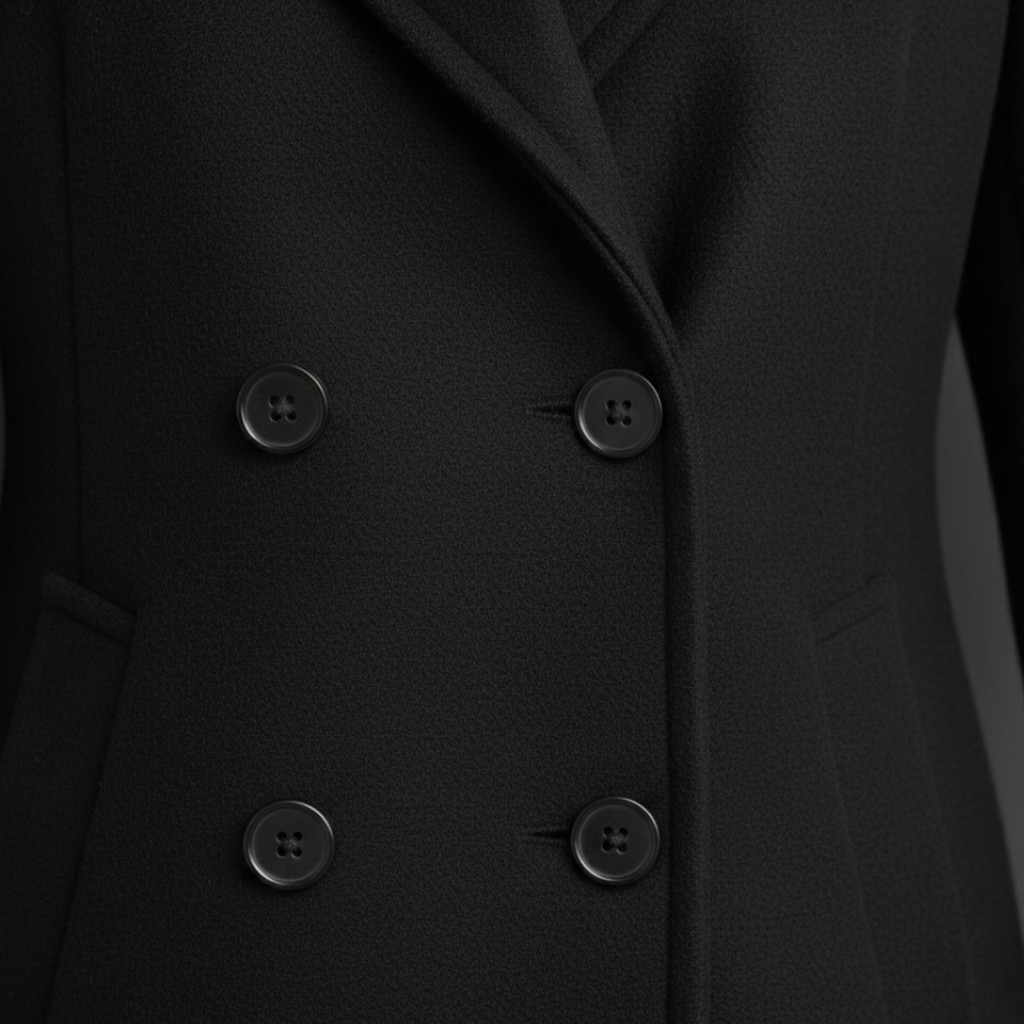 Chic Lapel Collar Long Coat