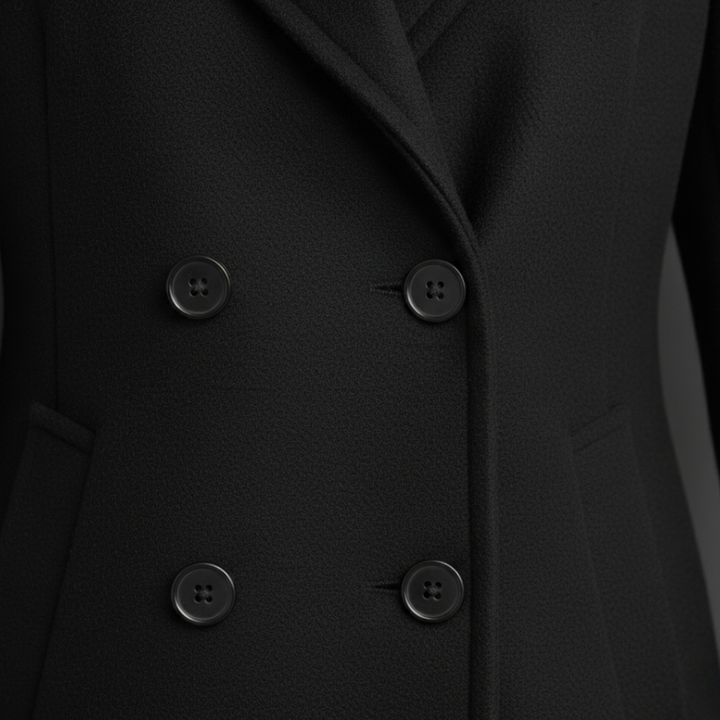 Chic Lapel Collar Long Coat