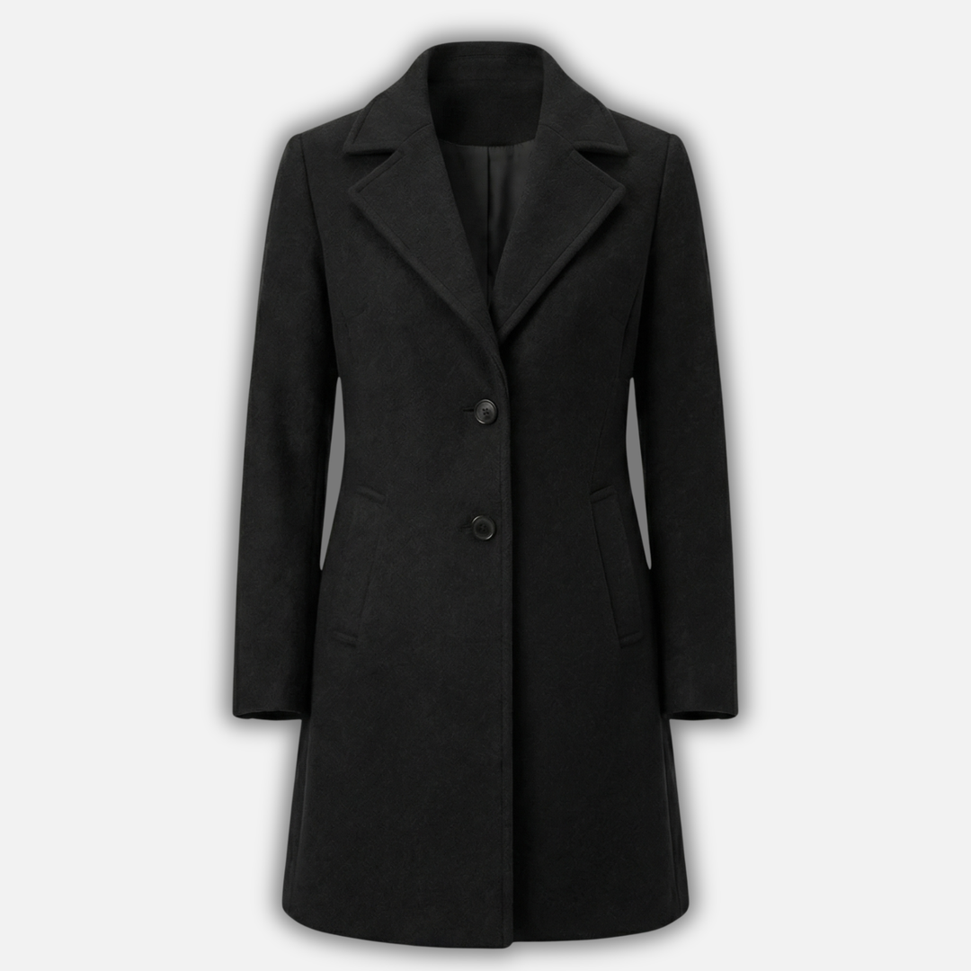 Chic Lapel Collar Long Coat