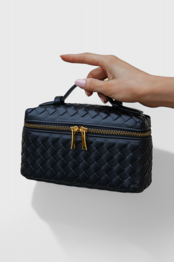 Milla Mini Bag Woven with Gold Accessories