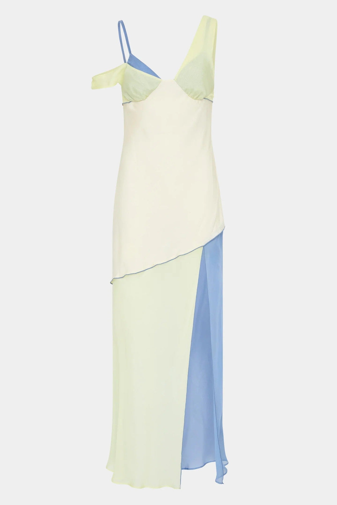Long Asymmetrical Dress in Unique Colours