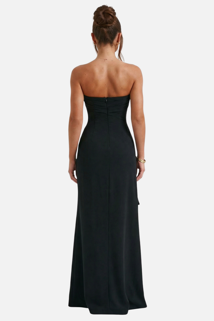 Adriana | Twisted Detail Maxi Off-the-Shoulder Dress