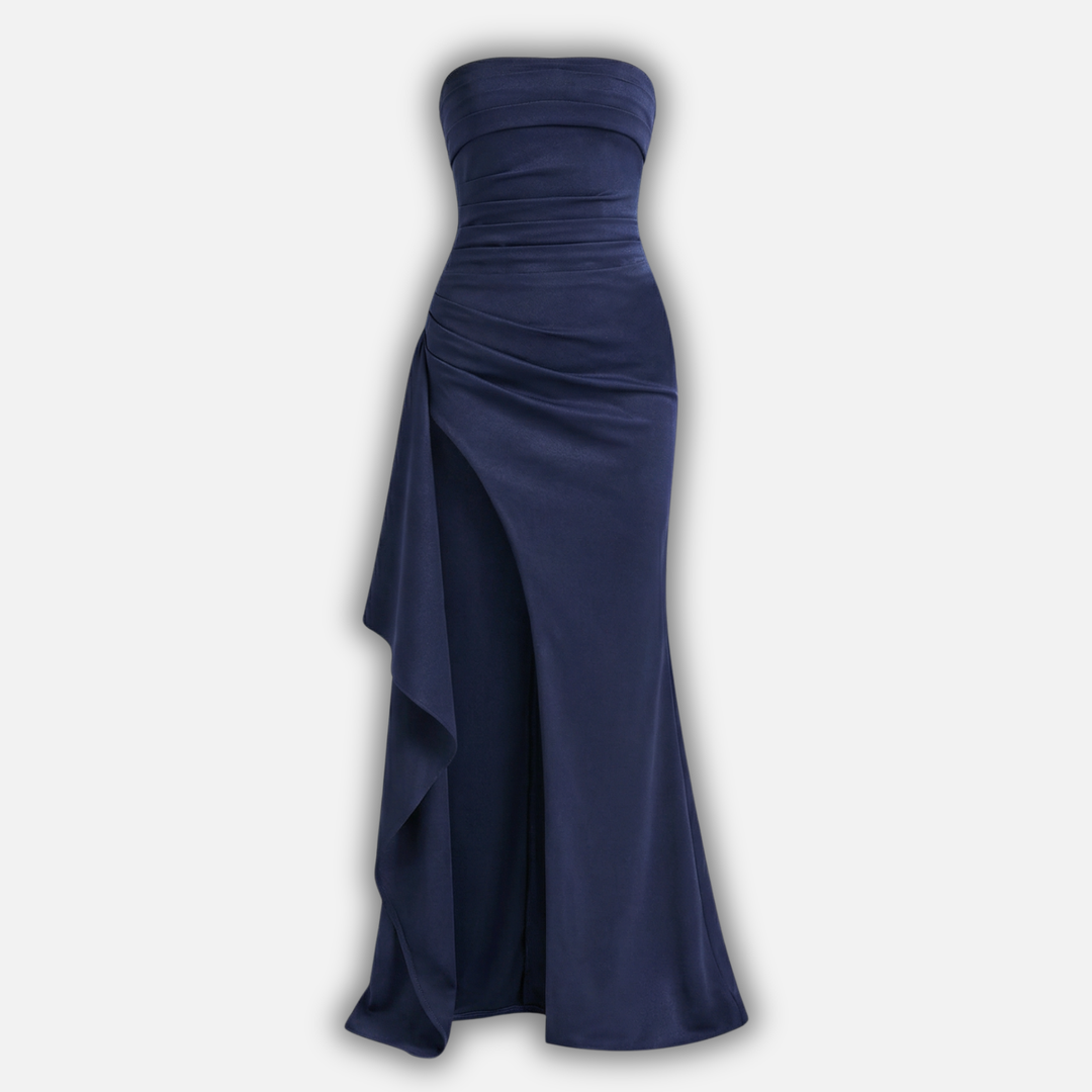 Adriana | Twisted Detail Maxi Off-the-Shoulder Dress