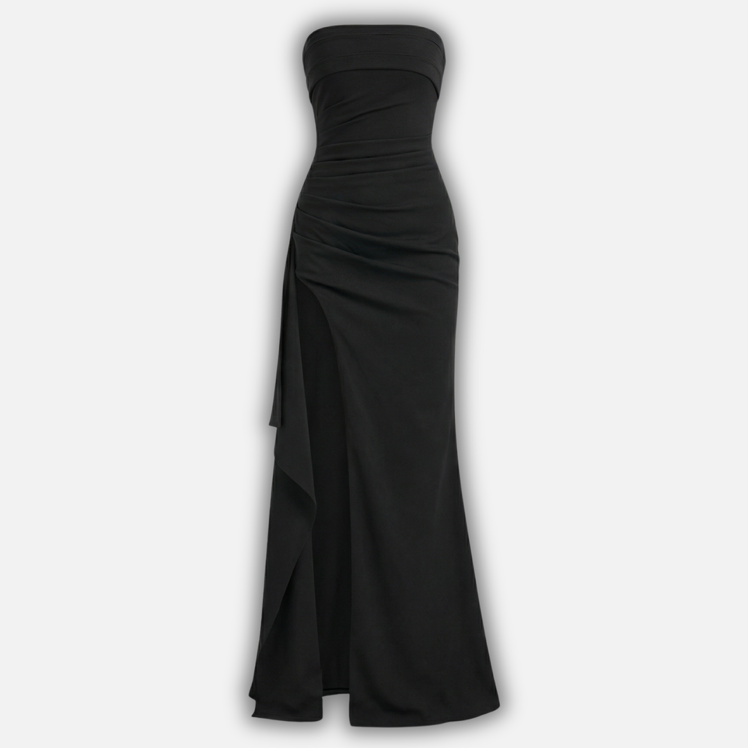 Adriana | Twisted Detail Maxi Off-the-Shoulder Dress
