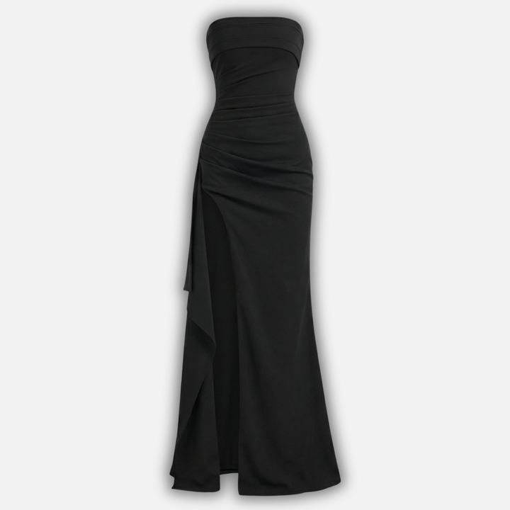 Adriana | Twisted Detail Maxi Off-the-Shoulder Dress
