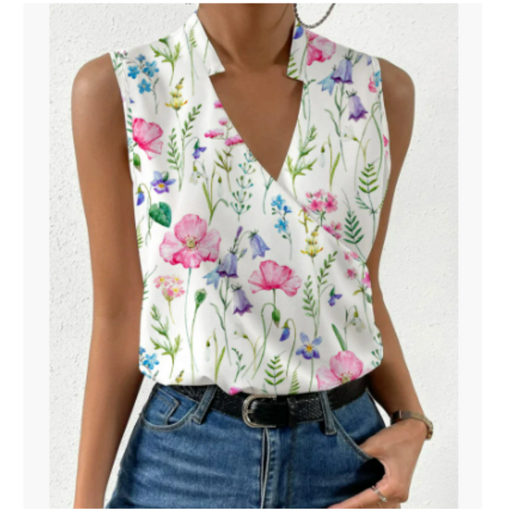 Salete - Soft Top with V Neckline