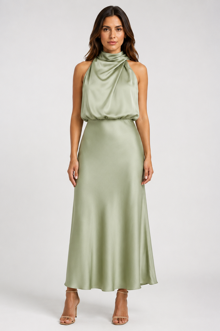 Annamária | Elegant One-Shoulder Maxi Dress