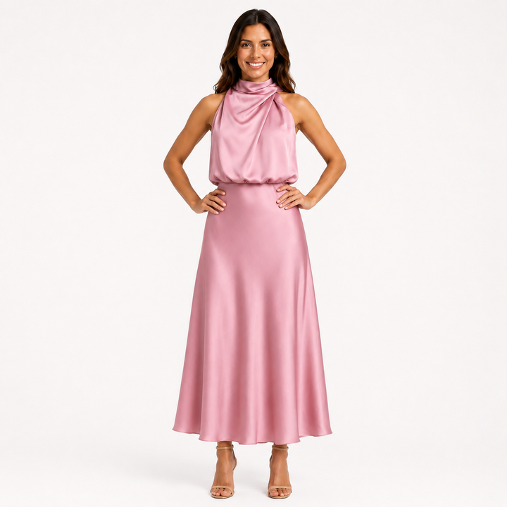Annamária | Elegant One-Shoulder Maxi Dress