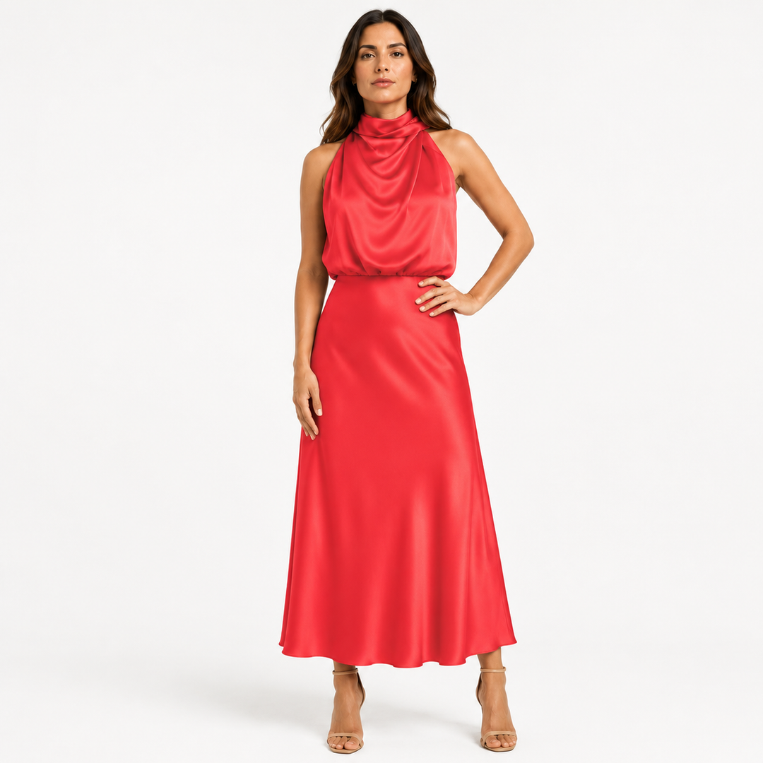 Annamária | Elegant One-Shoulder Maxi Dress