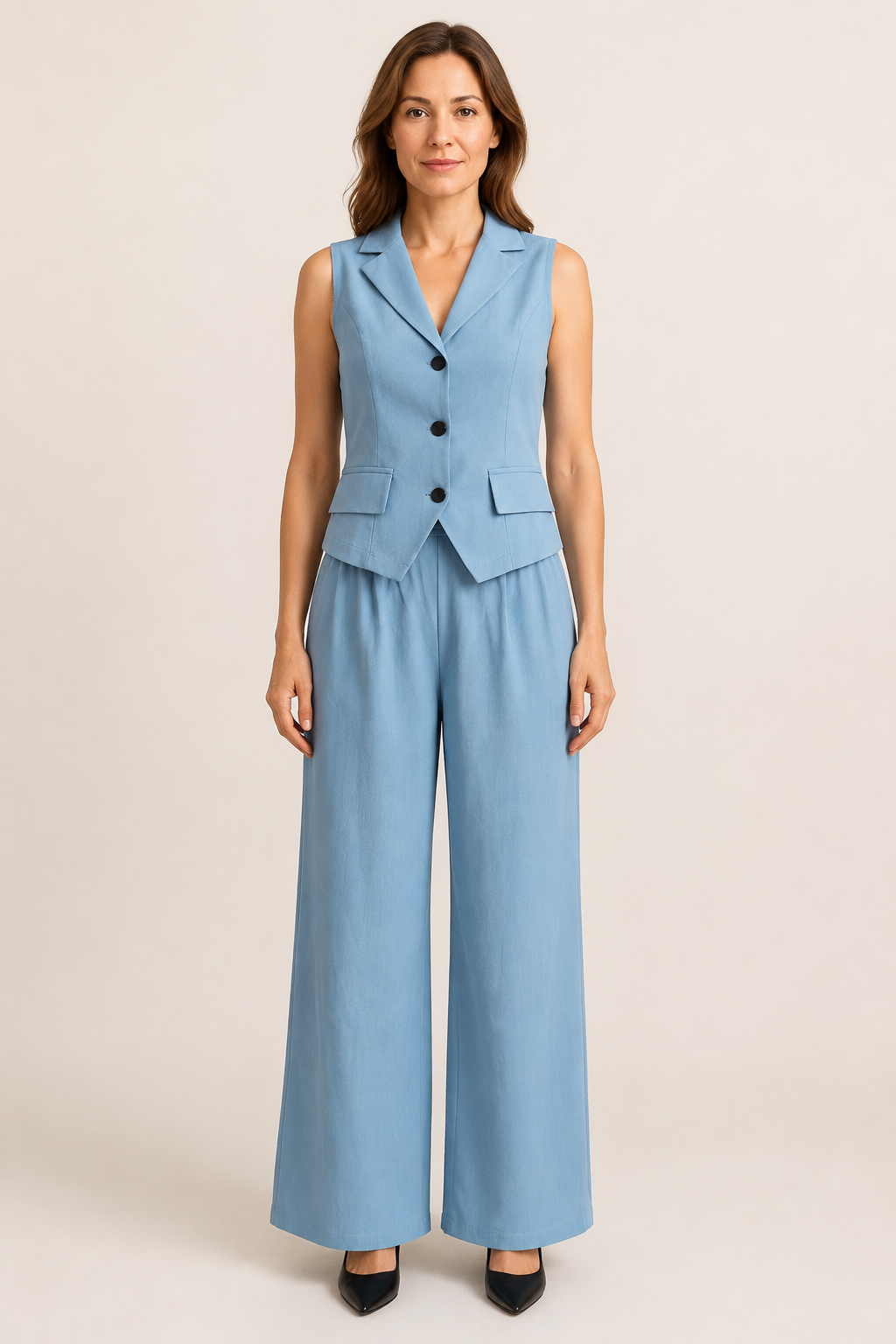 Vladislava | Chic Co-Ord Set Featuring a Stylish Waistcoat