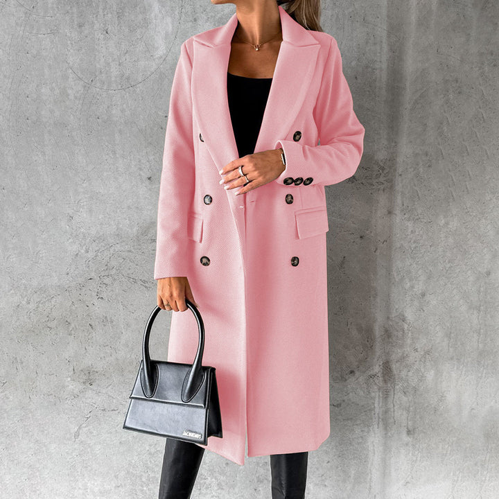 Stylish Women's Double Button Jacket