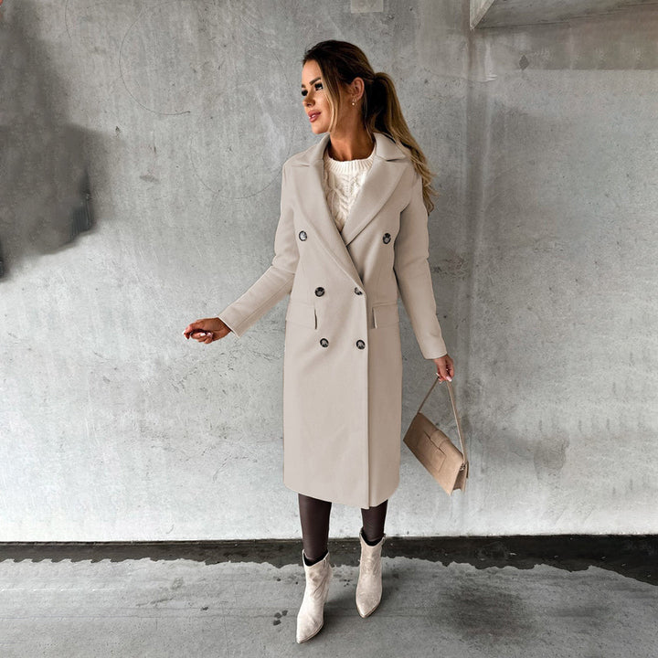 Stylish Women's Double Button Jacket