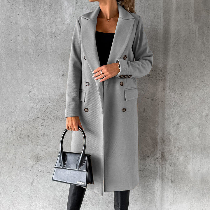 Stylish Women's Double Button Jacket