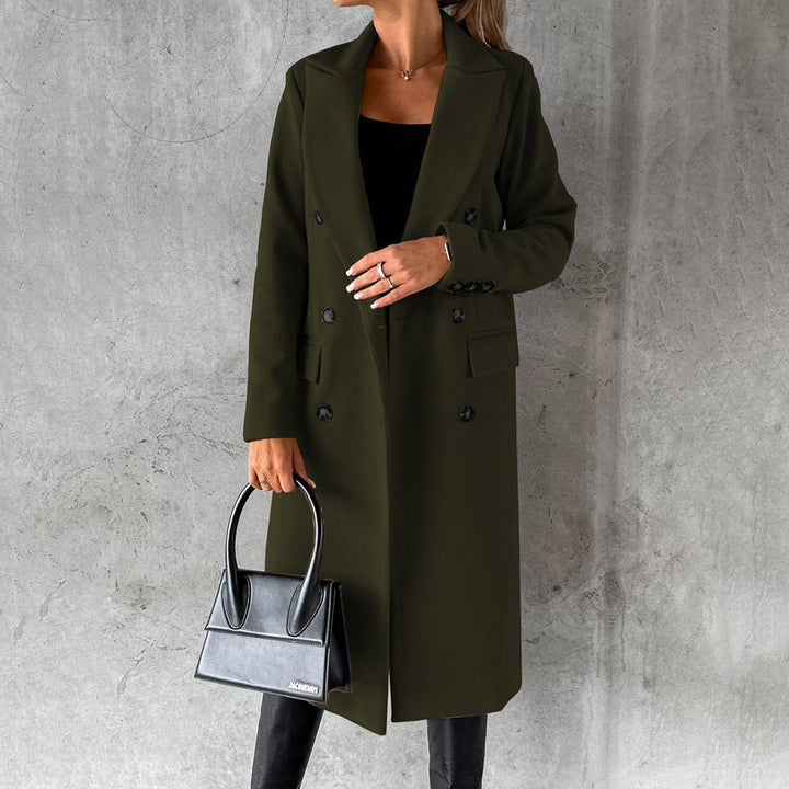 Stylish Women's Double Button Jacket