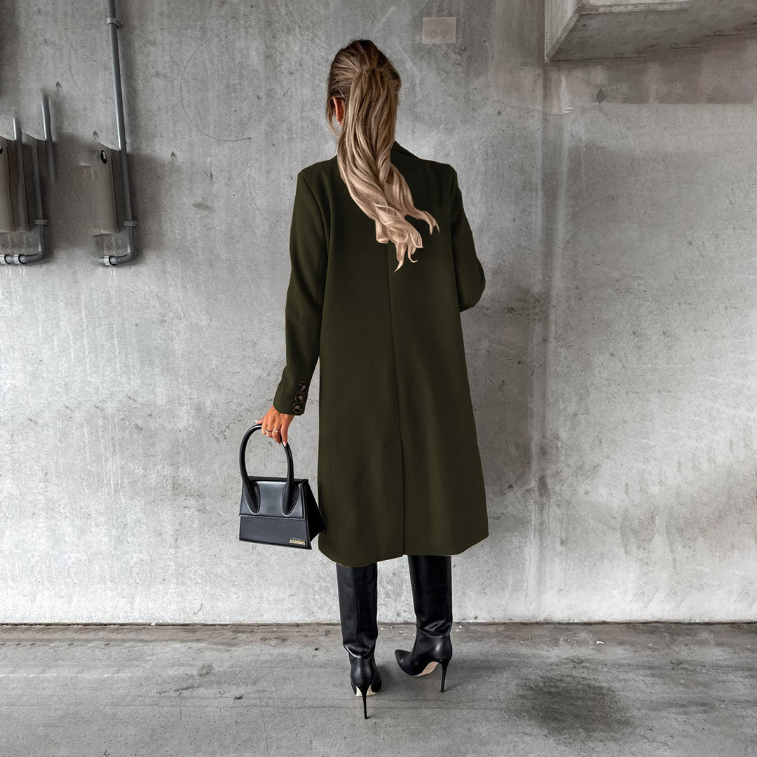 Stylish Women's Double Button Jacket