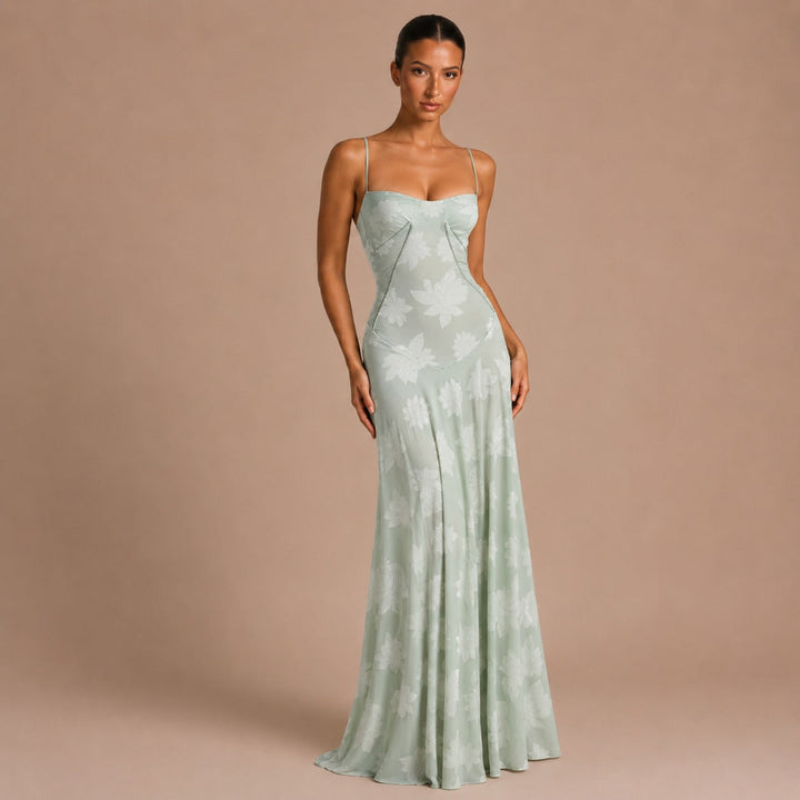 Verona - Long White Lace Dress