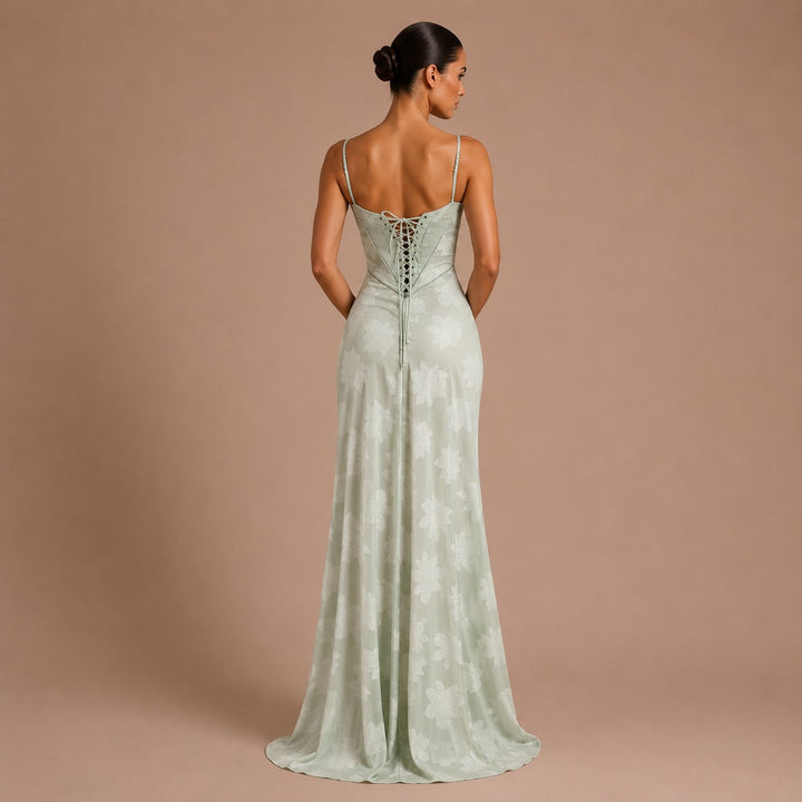 Verona - Long White Lace Dress