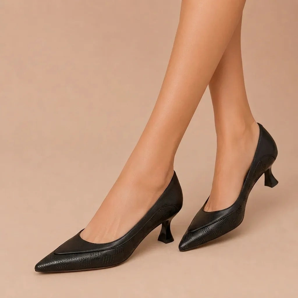 Augustinos | Leather Heeled Shoes