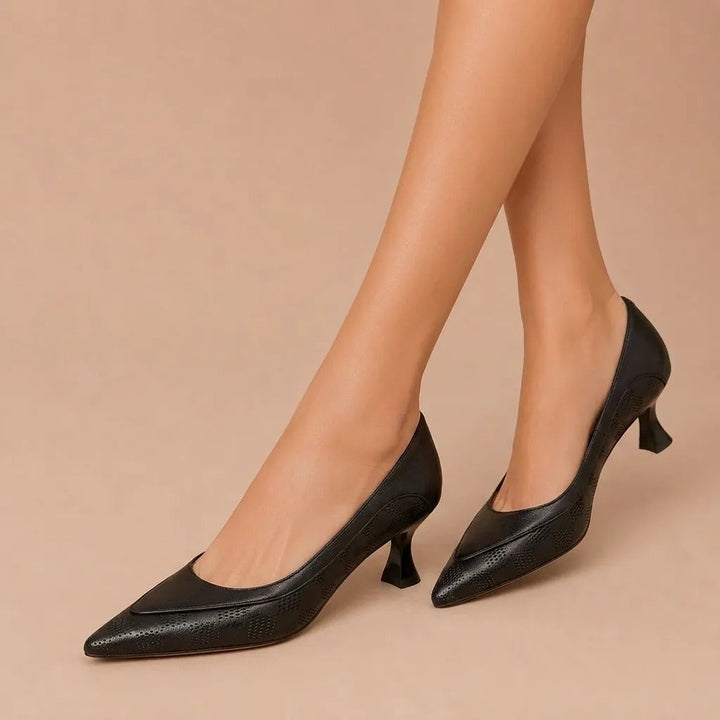 Augustinos | Leather Heeled Shoes