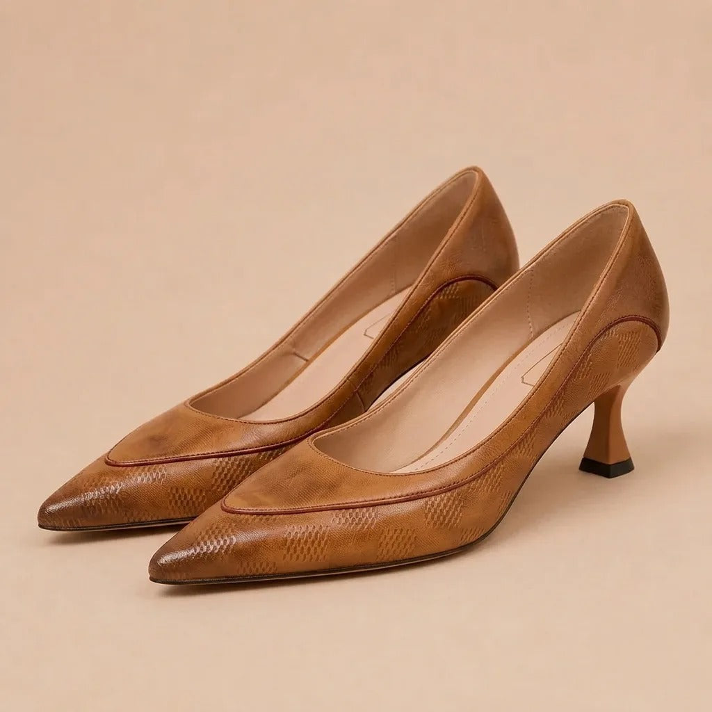 Augustinos | Leather Heeled Shoes