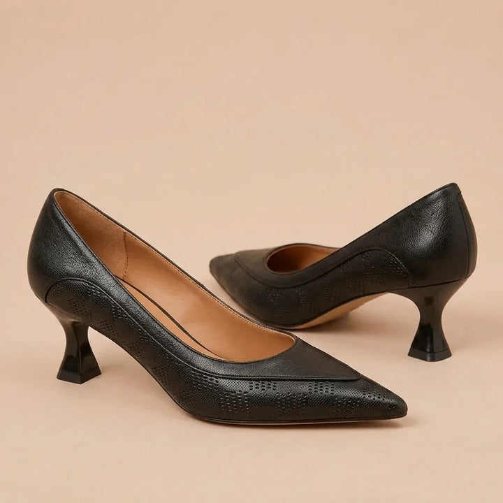 Augustinos | Leather Heeled Shoes