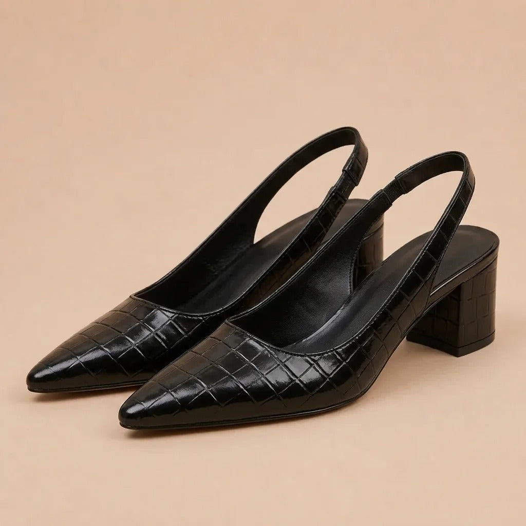 Vera – Crocodile High Heels