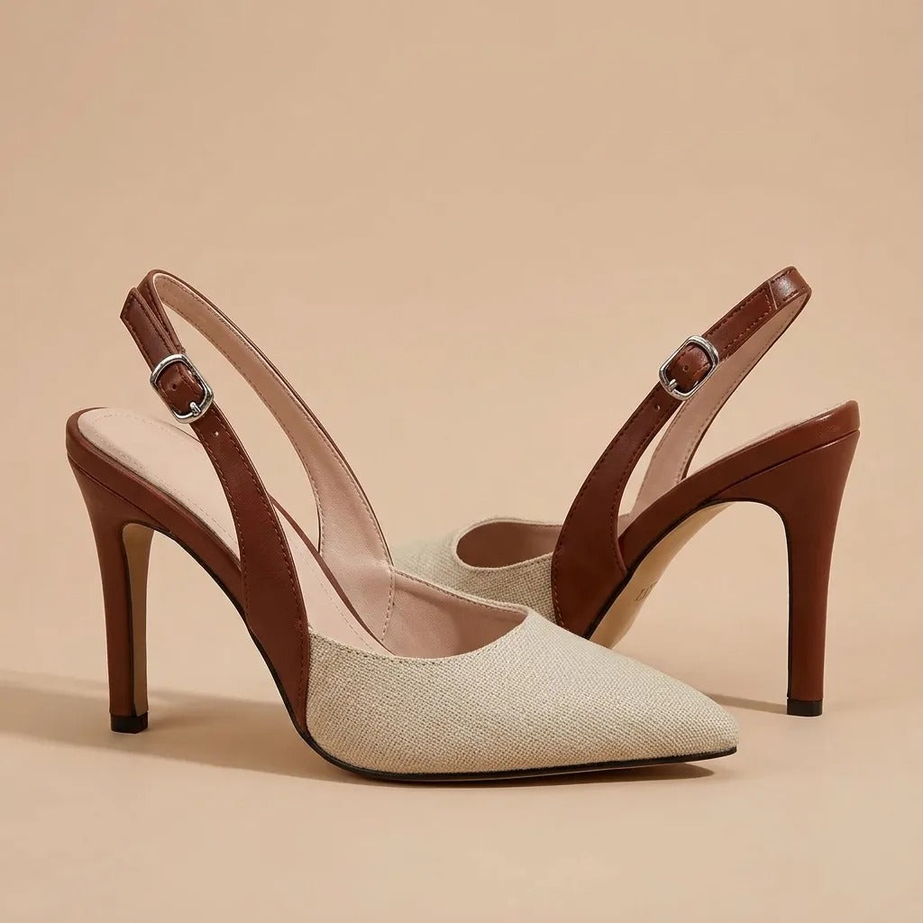 Geminis by Amélie™ | Heels with Contrasting Strap