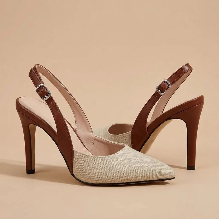 Geminis by Amélie™ | Heels with Contrasting Strap