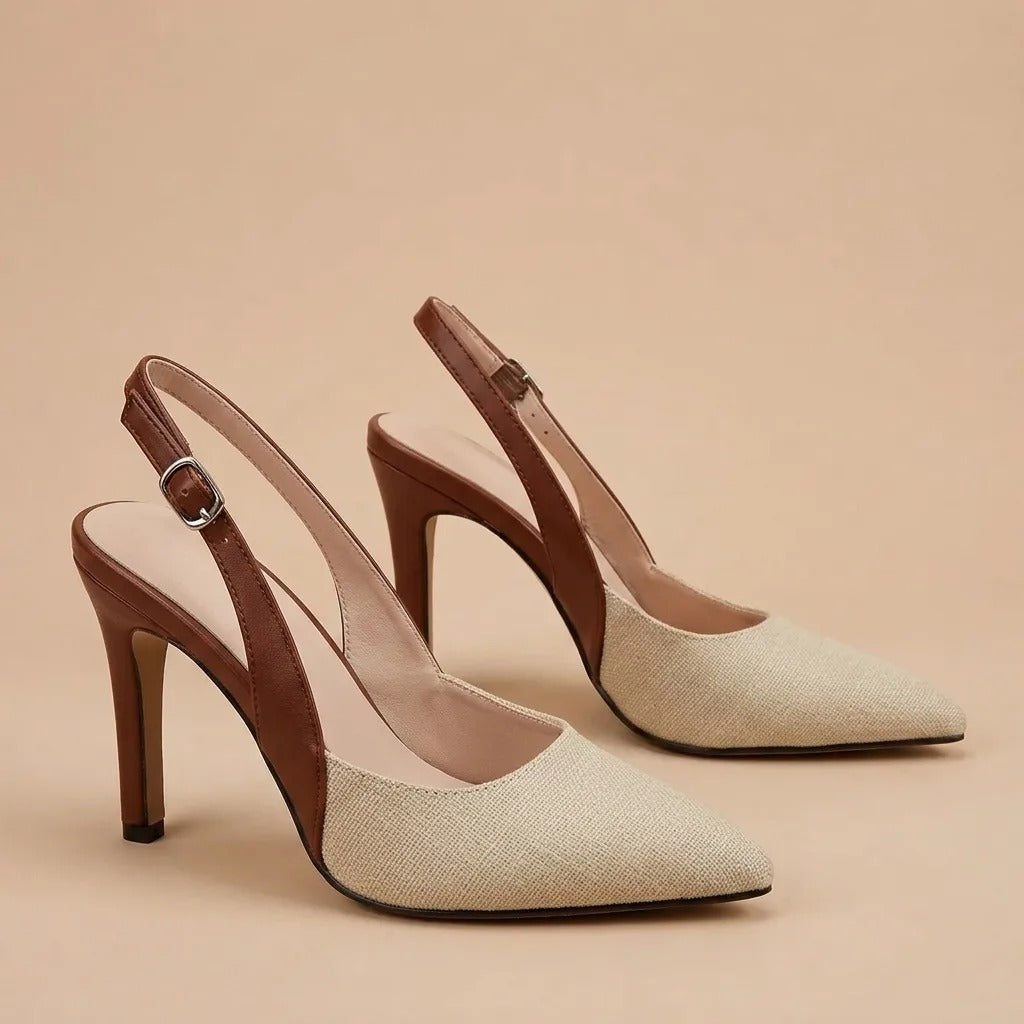 Geminis by Amélie™ | Heels with Contrasting Strap