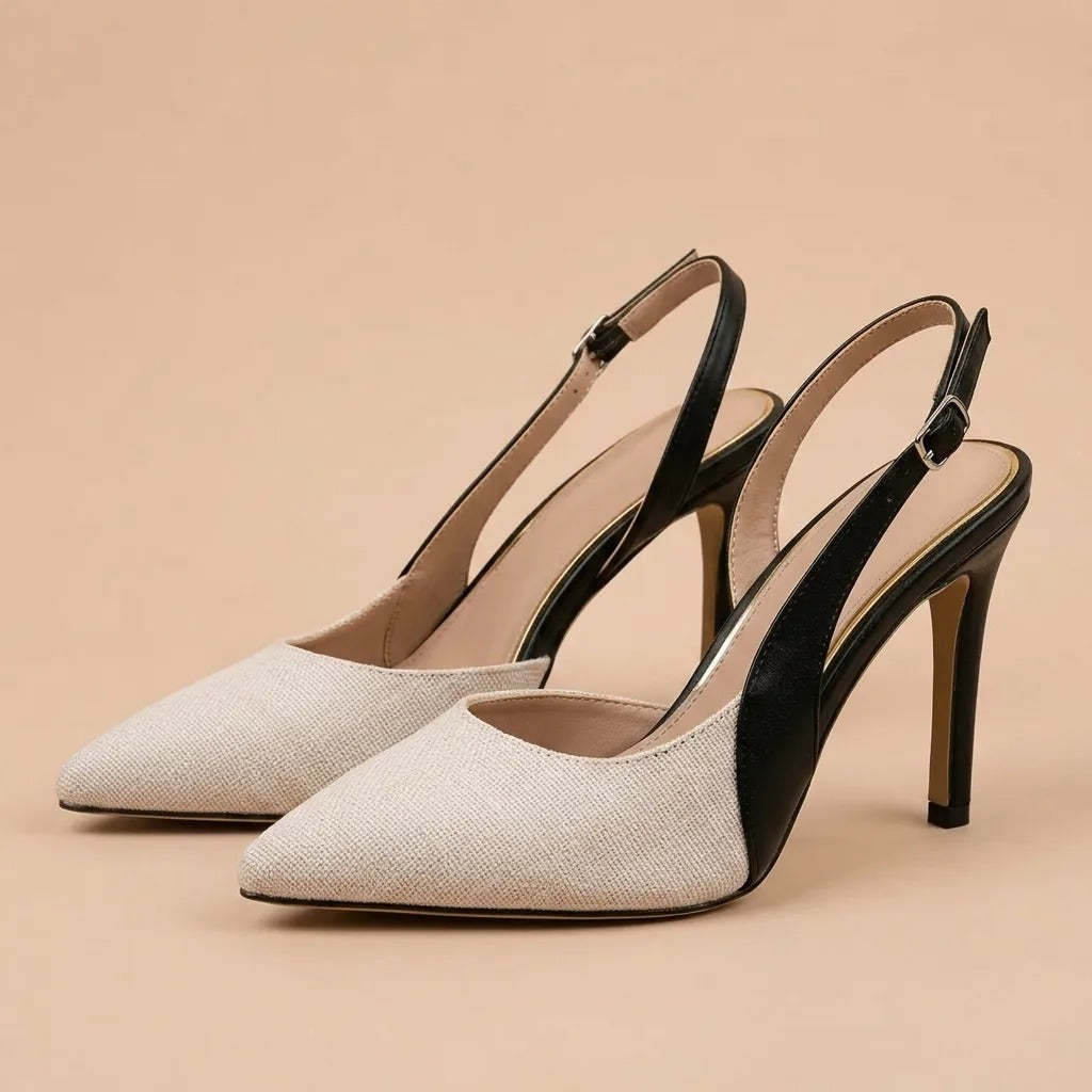 Geminis by Amélie™ | Heels with Contrasting Strap