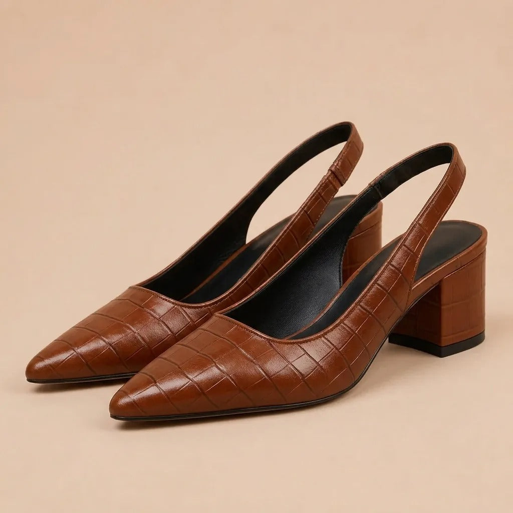 Vera – Crocodile High Heels