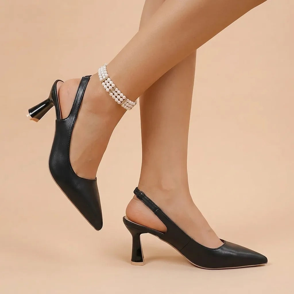 Sophia™ | Elegant Backless Heels